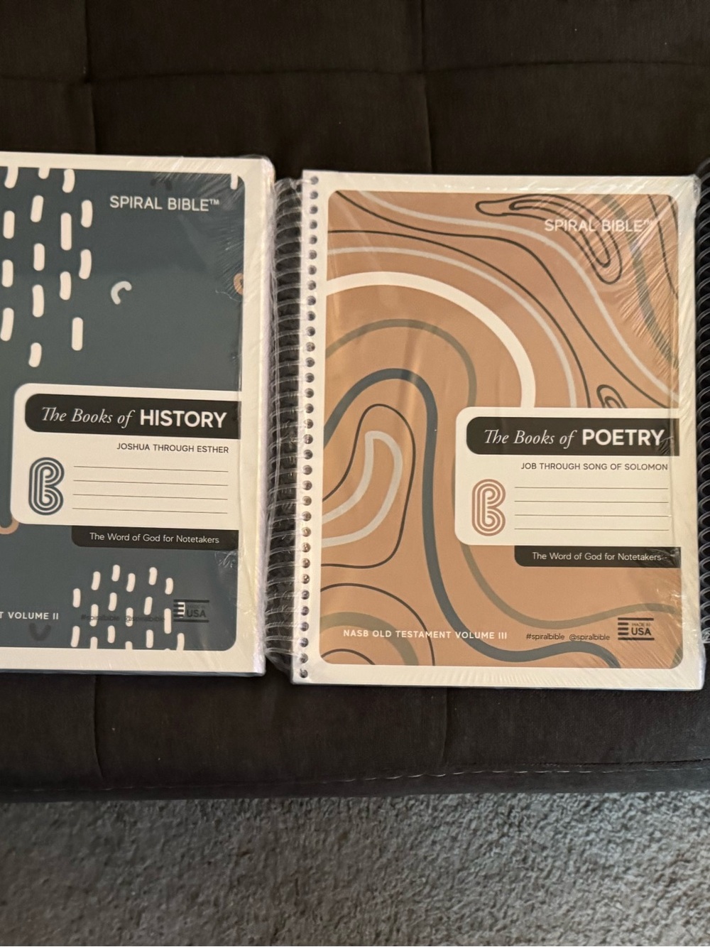 Spiral Bible Notebook – The Books of Poetry,Prophets,History and Law